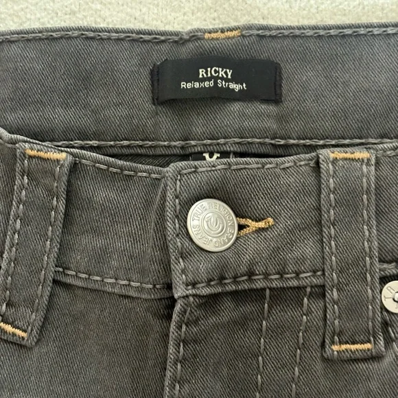 True Religion Dark Gray Straight Men's Jeans